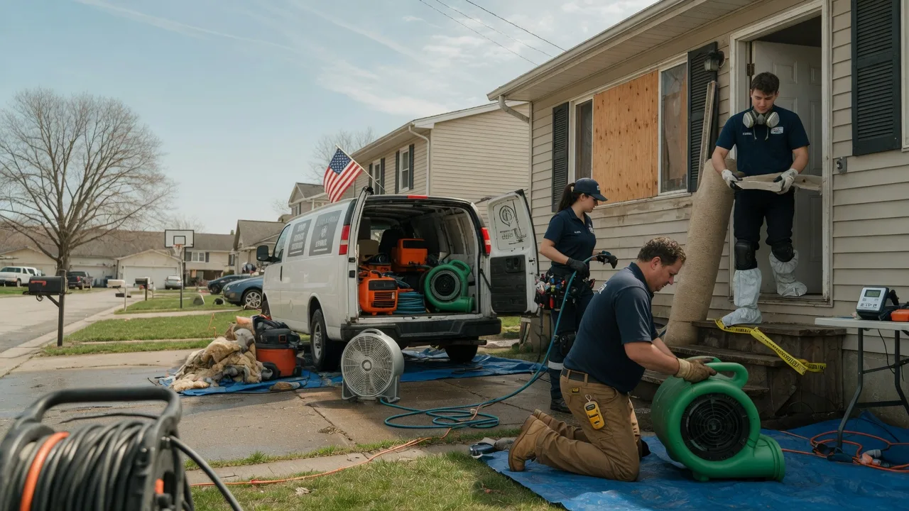 Water Damage Restoration in De Soto, WI near me